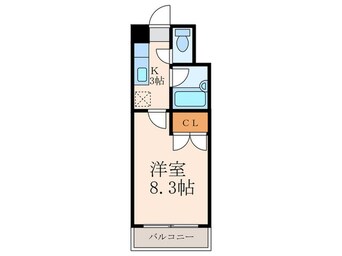 間取図 エフズ・フラッツ古船場