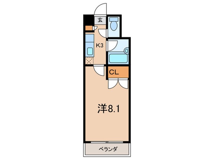 間取り図 エフズ・フラッツ古船場