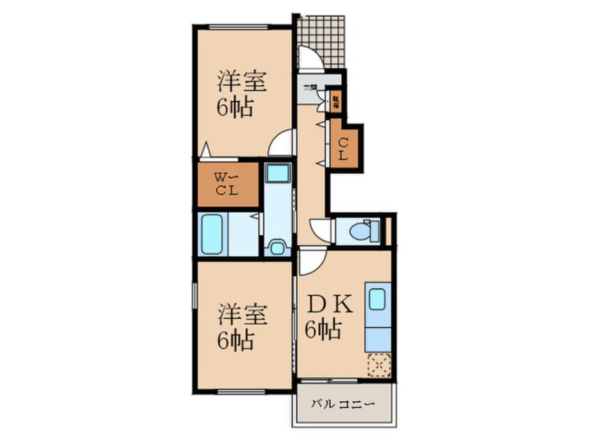 間取図 ポラリス上吉田
