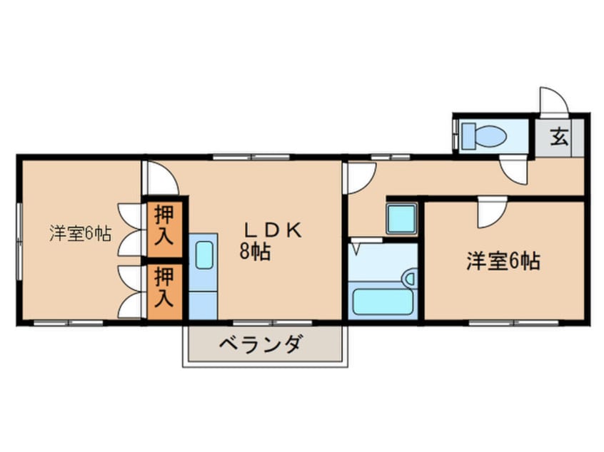 間取図 プロスパ２