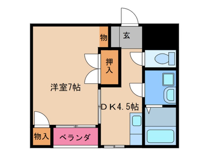 間取図 エスポア－ル和白