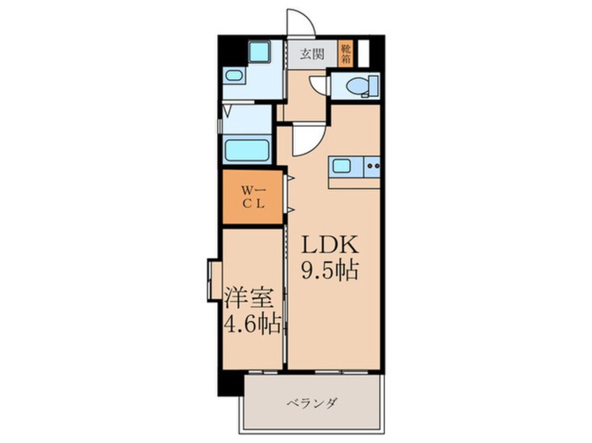 間取図 ｼｭﾗｲﾝ恵比寿タワ－レジデンス