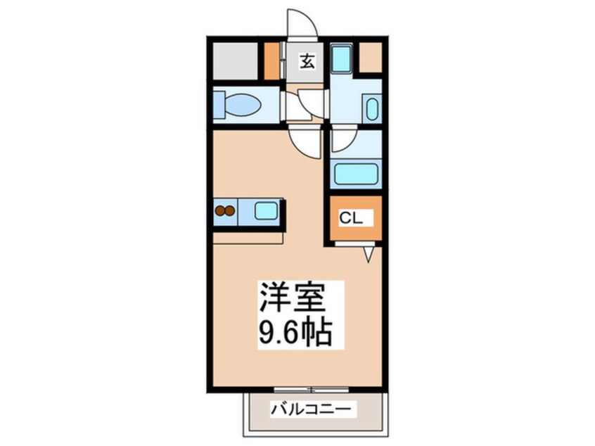 間取図 古川第６コ－ポ
