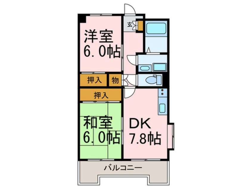 間取図 ハイラーク山王