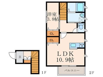 間取図 エルメゾン砂津