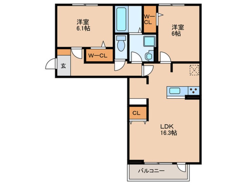 間取図 イルマーレⅣ