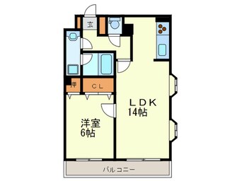 間取図 日之出ビル高砂