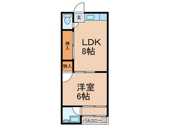 間取図 メゾンド空港前