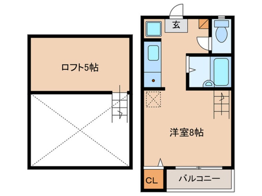 間取図 カサブランカⅠ