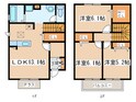 グランシャリオＭの間取図