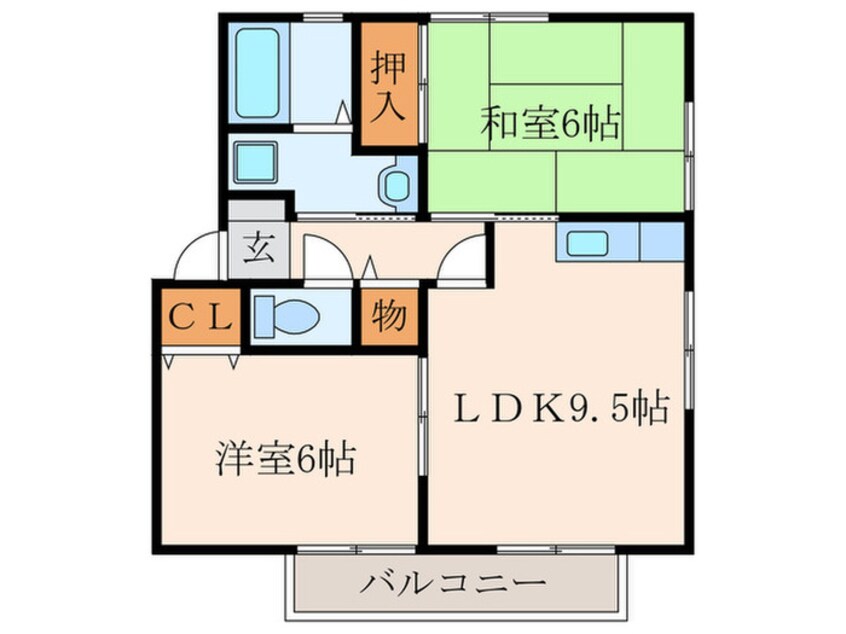 間取図 プラムメゾン足立