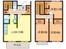 ユニフレックス中間 Ｂ 3LDKの間取り