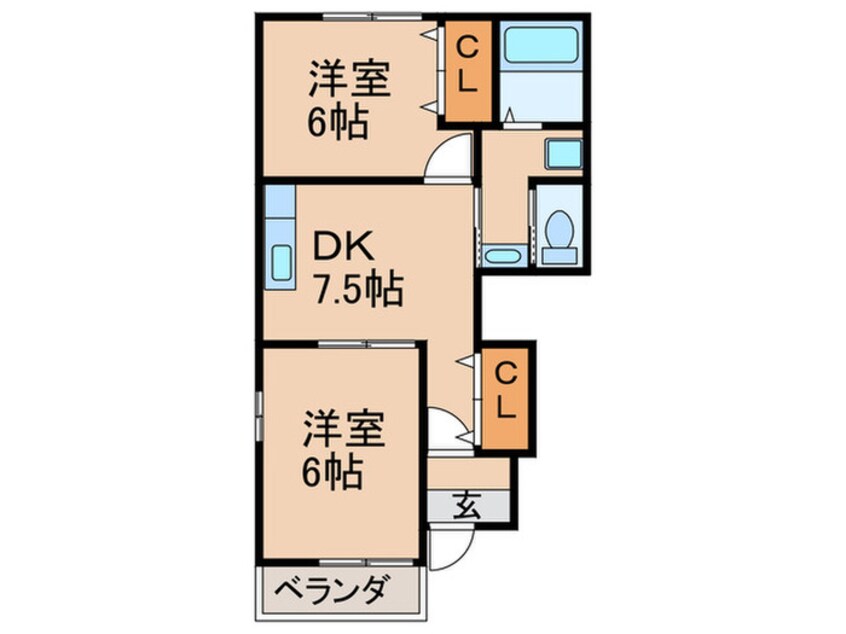 間取図 シャルマンA