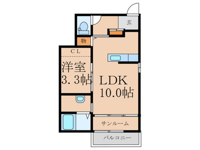 間取図 プリムローズ守恒