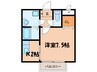 ブロ－ドウィングス 1Kの間取り