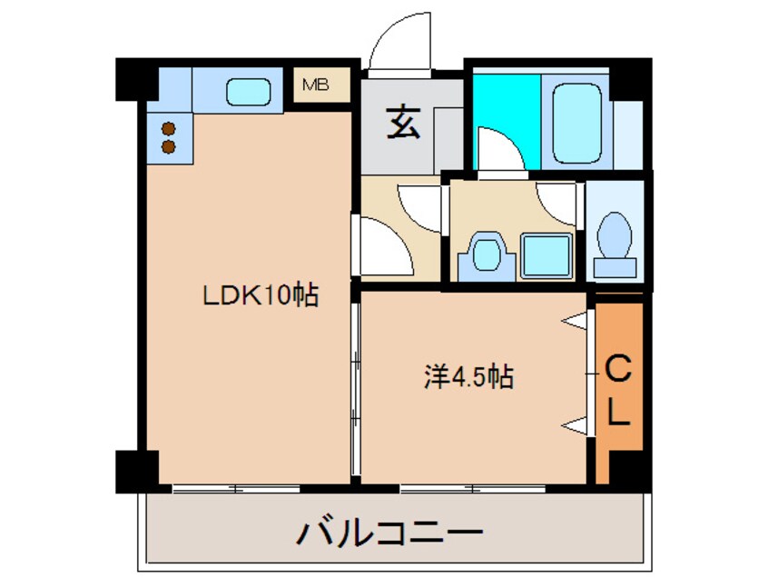 間取図 クリエイト西公園