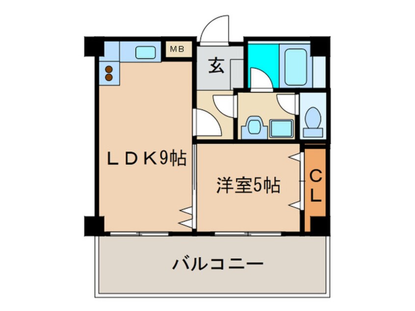 間取図 クリエイト西公園