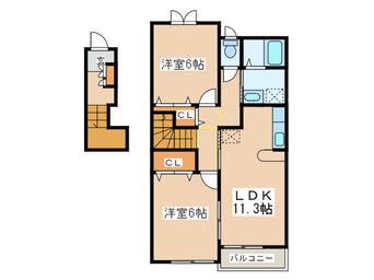間取図 フォレストピアＢ