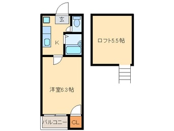 間取図 リバ－サイドⅠ