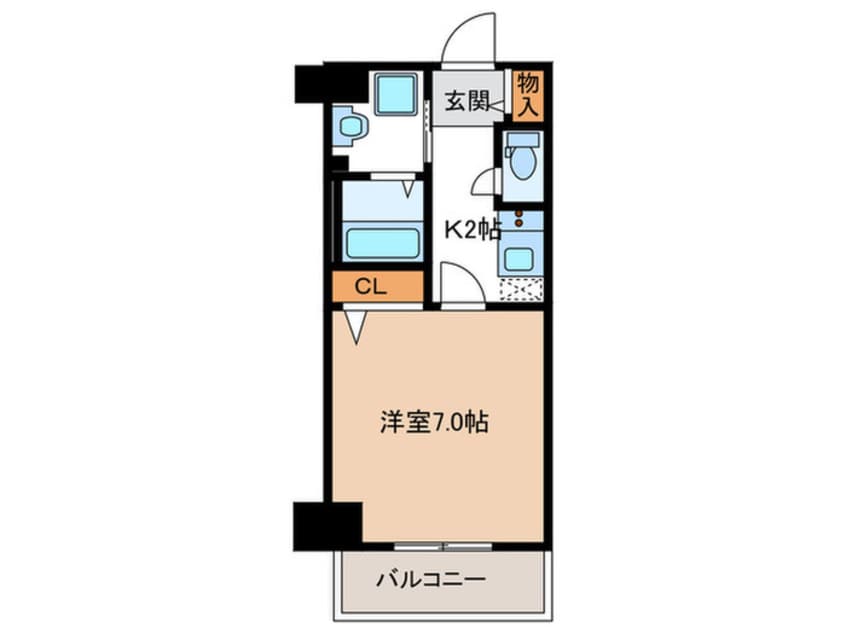 間取図 アルファレガロ大橋