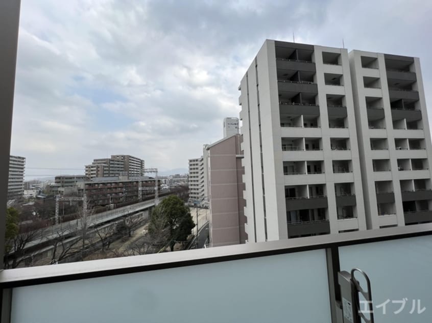 室内からの展望 アルファレガロ大橋