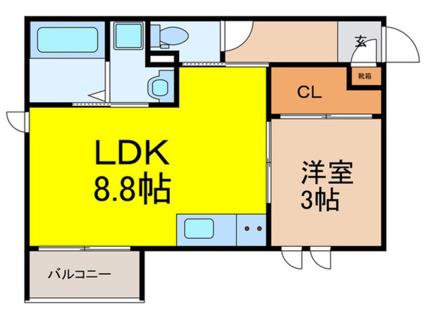 間取図 REGALEST CLASS 南福岡