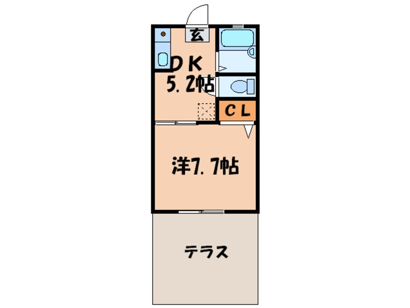 間取図 クレセント１