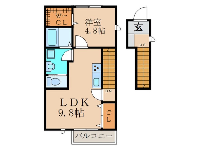 間取図 シャンピア・若