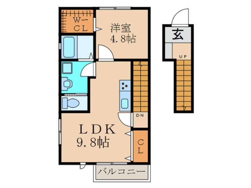 間取図 シャンピア・若