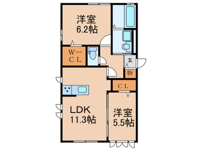 間取図 ロイヤルヴィラⅤ