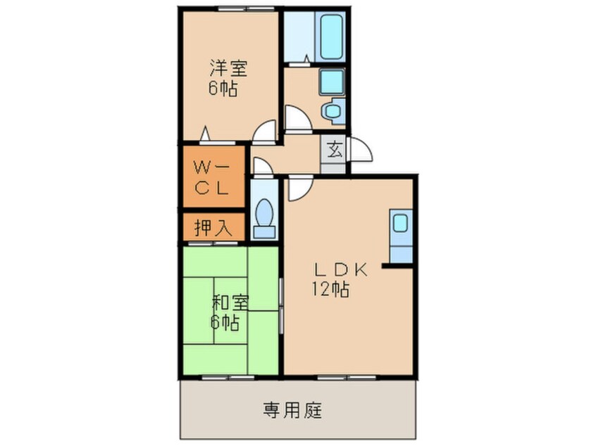 間取図 グリーンライフ古賀