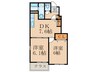 グランベル　和田 2DKの間取り