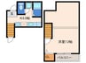 セレス周船寺 1Kの間取り