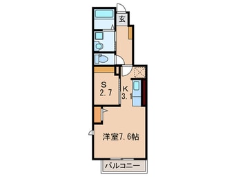 間取図 アライブ・マツバラⅡ
