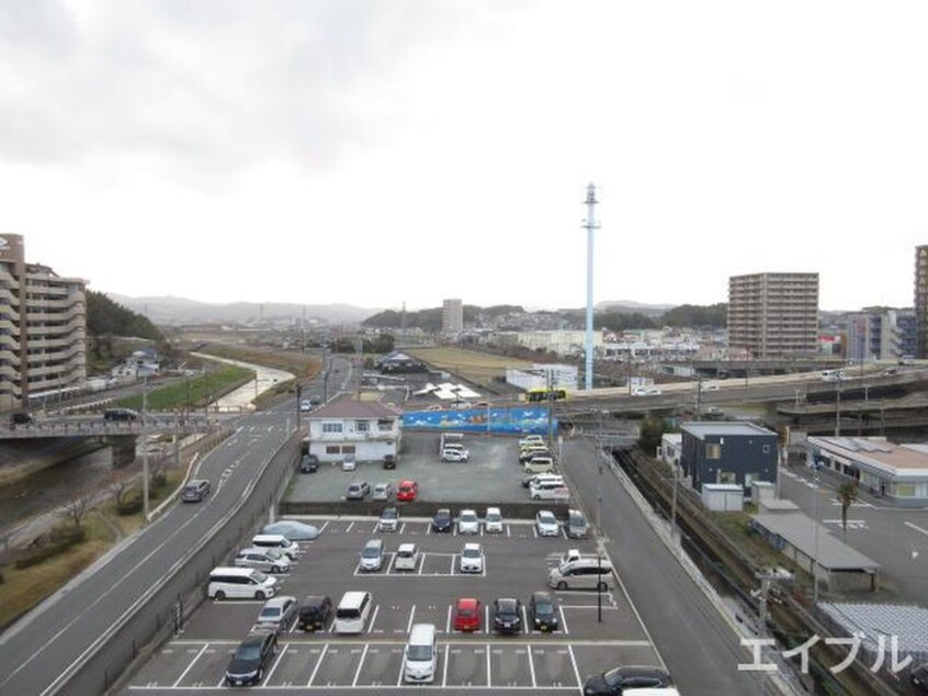 室内からの展望 ジュネスシティ駅前