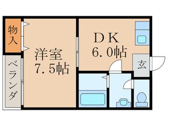 間取図 ライフステ－ジ新町Ｄ棟