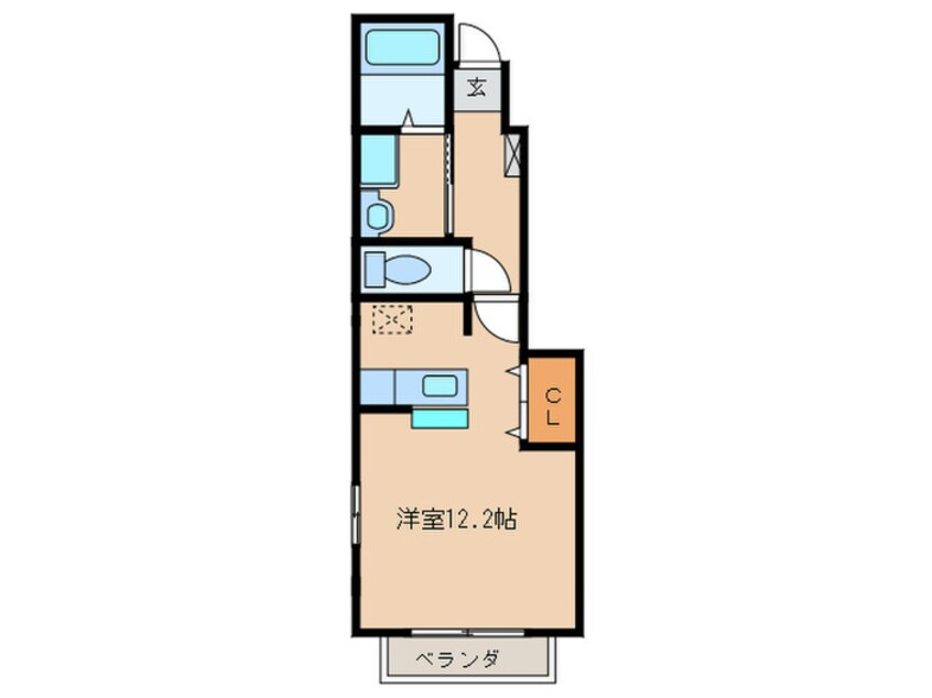 間取図 サニ－・ガ－デン