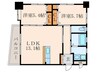 シグナス 2LDKの間取り