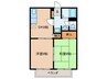 IT丸町 2DKの間取り