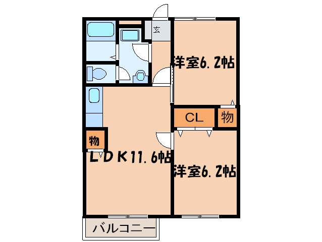 間取り図 サンライズ宮ノ下