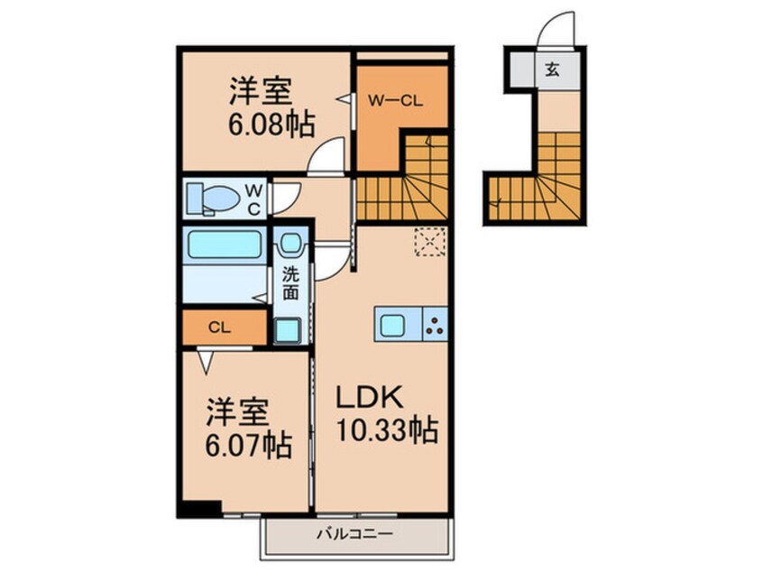 間取図 プレミストⅡ　Ａ棟