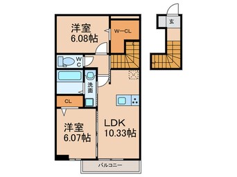 間取図 プレミストⅡ　Ａ棟