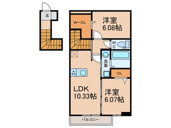 間取図 プレミストⅡ　Ａ棟