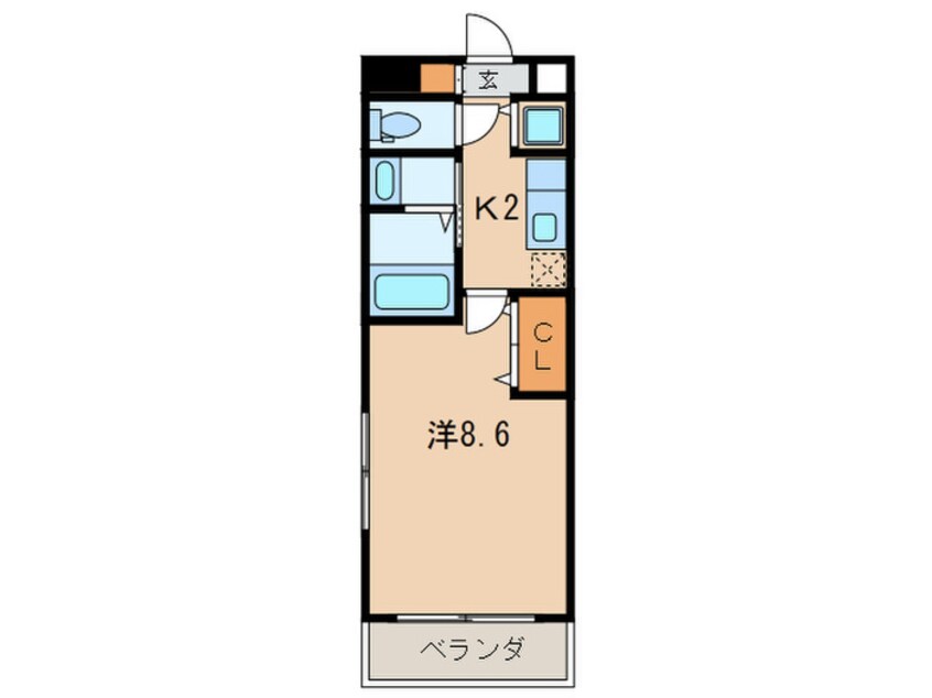 間取図 ベイプレイス小倉