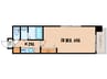 ベイプレイス小倉 1Kの間取り