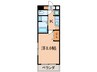 ベイプレイス小倉 1Kの間取り
