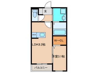 間取図 光陽マンション古賀天神