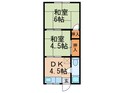 平和荘第一の間取図