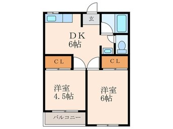 間取図 マキシム足原