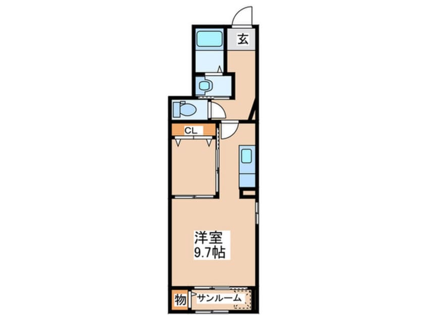 間取図 アルカンシェル宰府